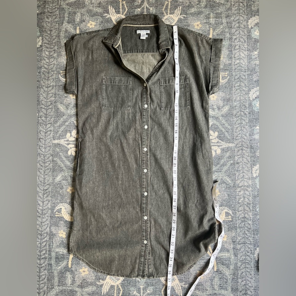 Carbon2Cobalt Gray Denim Dress - Picture 5 of 6